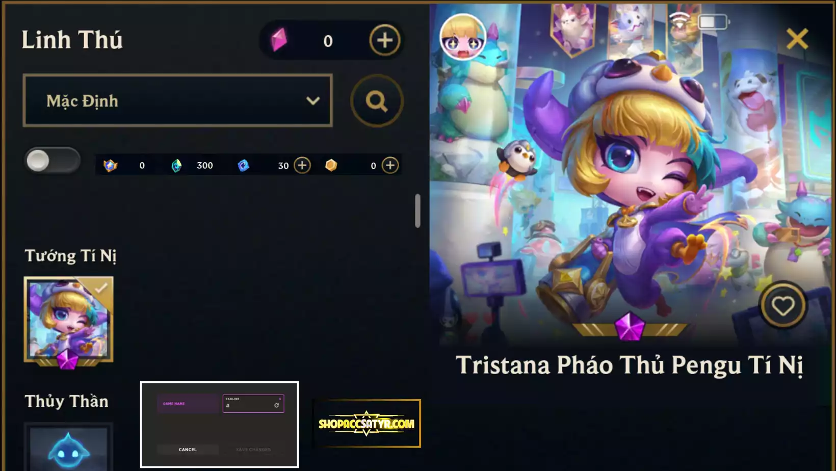 CLONE TRISTANA PHÁO THỦ PENGU TÍ NỊ